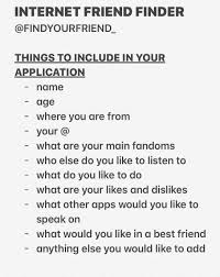 We did not find results for: Internet Friend Finder On Twitter Internet Friend Application Info Help Https T Co Smvmgmeveo Twitter