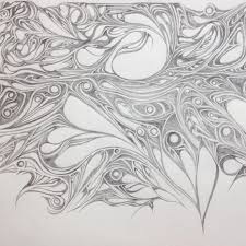 Abstract Art Black And White Drawings Easy Esther Watson On Instagram Artjournalsf Abstract Pencil Drawings Pencil Drawings Of Flowers Abstract
