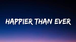 In a clip from the documentary, eilish said of the. Billie Eilish Happier Than Ever Lyrics When I M Away From You Tiktok Song Youtube
