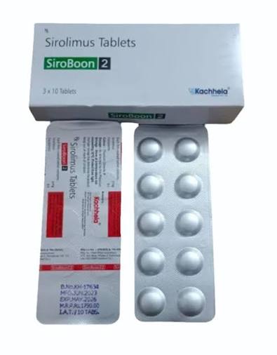 Sirolimus 2Mg Tablet at ₹ 1790/stripe | Immunosuppressant Drugs in Surat | ID: 2851580722755