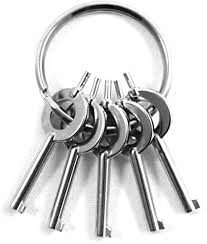 Also deactivate the double locking mechanism with a peterson . Amazon Com Asr Tactical Ahsk 5 American Universal Handcuff Keys Silver 5 Pack Health Household