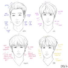 Who is the artist in the bts line? Pointers On How To Draw Rap Monster Jin Suga And J Hope Drawings Bts Bts Draw How To Draw Bts