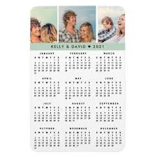 Couples Modern Simple Photo Calendar 2021 Magnet Zazzle Com In 2020 Simple Photo Photo Calendar Custom Holiday Card