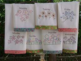 Dinnerware, glasses, flatware, mixers, coffee makers, cookware 34 Flour Sack Kitchen Towels Ideas Flour Sack Kitchen Towels Kitchen Towels Flour Sack