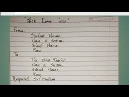 Sample letter format including spacing, font, salutation, closing, and what to include in each paragraph. Leave Letter Writing Youtube