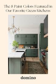 11 Green Kitchen Cabinet Paint Colors We Swear By Green Kitchen Cabinets Green Kitchen Painted Kitchen Cabinets Colors