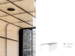 Tray ceilings combined with various materials. Big Uncovers Galeries Lafayette Cricursa