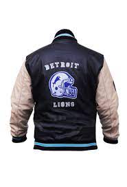 Beverly Hills Cop Axel Foley Detroit Lions Letterman Jacket In 2021 Detroit Lions Beverly Hills Cop High Quality Leather Jacket