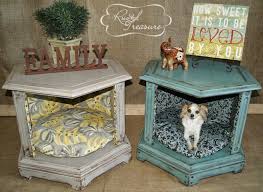 Diy End Table Dog Beds Before And After Haha My Little Dog Would Love This Diy Pet Bed Diy Dog Bed End Table Dog Bed