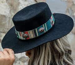 Blue Serape Concho Hatband Pre Order Eta 4 15 20 Hat Band Silver Turquoise Jewelry Cowgirl Hats
