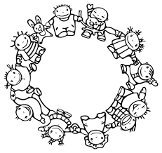 Los dibujos para colorear circulos son una forma divertida para niños y adultos de desarrollar la creatividad, la concentración, las habilidades motoras y los colores. 188 214 Ninos En Circulo Imagenes Y Fotos 123rf