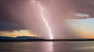 Lightning strike, lightning abstract background. Tank Pa Elsakerheten Nar Det Askar Elsakerhetsverket