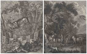 Martin elias ridinger (* 1730; Prints And Principles A Pair Of Martin Elias Ridinger S Etchings Of Deer After His Father Johann Elias Ridinger