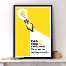 Think Big Think Fast Think Ahead Dhirubhai Ambani Indian Business Tycoon Motivating Startup Quotes Poster For Startup Quotes Corporate Quotes Quote Posters