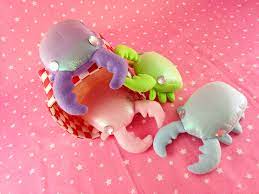 Pastel Beetle Plush Sewing Projects Soft Sculpture Cute Dolls