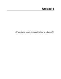 Libro del maestro aplicados 5 bloque 2 : Pdf Paradigma Conductista Aplicado A La Educacion Cinthia Romero Academia Edu