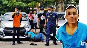 Kes disiasat mengikut seksyen 394/427 kanun keseksaan dan hasil ujian awal saringan air kencing mendapati semua suspek positif dadah jenis methamphetamine. Seksyen 394 Kanun Keseksaan