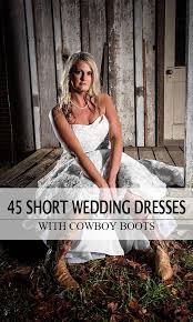 Ucenterdress offers perfect western wedding dresses in high quality at such a low price! 45 Short Country Wedding Dress Perfect With Cowboy Boots Short Or High Low Styles Short Country Wedding Dress Country Style Wedding Country Style Wedding Dresses