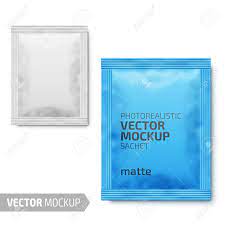 Download White Matte Paper Sachet Photo Realistic Packaging Mockup Template Royalty Free Cliparts Vectors And Stock Illustration Image 122777039