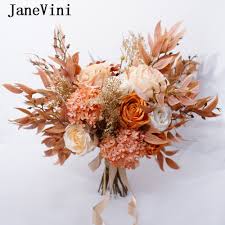 Check spelling or type a new query. Janevini 2021 Vintage Light Coffee Flowers Autumn Bridal Wedding Bouquets Accessories Handmade Silk Roses Hydrangea Real Touch Special Offer 37bfed Goteborgsaventyrscenter