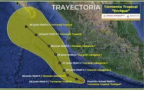 La tormenta tropical enrique nació en las últimas horas en aguas del pacífico mexicano y dejará fuertes lluvias en estados del sur y occidente del país, informó este viernes el servicio meteorológico nacional (smn). Grpc3 Ks Zfp7m