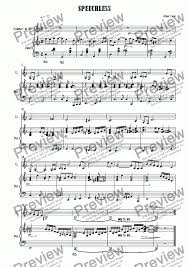 We give you 4 pages music notes partial preview, in order to continue read the entire speechless piano solo sheet music you need to signup, download music sheet notes in pdf format also available for offline reading. Speechless Download Sheet Music Pdf File