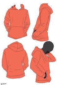 Draw Pattern The Chances You Will Have To Draw Characters Wearing Hoodies Are Higher Than You Codesign Magazine Daily Updated Magazine Celebrating Crea Drawing Clothes Hoodie Drawing Drawing Reference