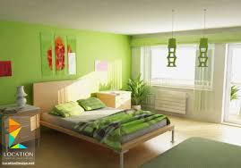 ديكورات غرف نوم صغيرة وبسيطة لوكشين ديزين نت Green Bedroom Walls Dark Living Room Decor Bedroom Color Schemes
