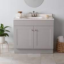 Single Sink Bathroom Vanity With