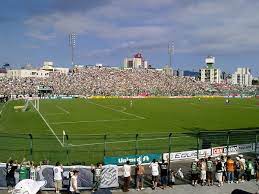 A brazilian match was interrupted by a riot on sunday which started when a supporter ran onto the pitch and was wrestled to the ground by a player. Estadio Orlando Scarpelli Wikipedia