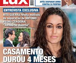 António pedro cerdeira on wn network delivers the latest videos and editable pages for news & events, including entertainment, music, sports, science and more, sign up and share your playlists. Entrevista Exclusiva Lux Rita Guerra Revela Razoes Da Separacao De Antonio Pedro Cerdeira