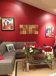Living Room Wall I Painted Merlot Red Red Living Room Decor Living Room Designs Living Room Pictures