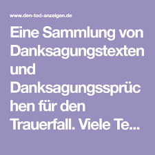 Danksagungstexte Danksagung Text Danksagungen Trauer Danke Sagen
