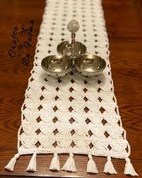 Crochet Table Runner Farmhouse Table Runner Table Linens Etsy Crochet Table Runner Pattern Crochet Table Runner Crochet Placemat Patterns