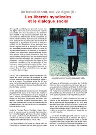 Tout pour l'emploi 9 juin. Les Libertes Syndicales Et Le Dialogue Social