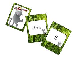 La multiplication est commutative, ce qui veut dire que l'on peut changer l'ordre des deux nombres que l'on multiplie. Jeux Les Tables De Multiplication De 2 A 9 L Ecole De Crevette
