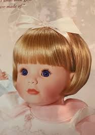 Monique Doll Wig Tara 12-13 Colour Golden Blonde Only