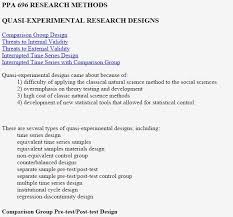 Quasi Experimental Designs Research Methods Science Method Program Evaluation