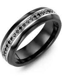 Pin On Mens Black Diamond Wedding Rings