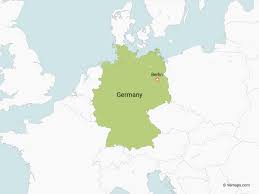 Germany is located in central europe. Map Of Germany With Neighbouring Countries Free Vector Maps
