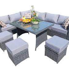 Explore more products in our coffee tables range, recommended for you as they are within a similar price range. 9 Seater Papaver Range Rattan Garden Furniture Corner Sofa And Dining Set Grey Buy Rattan Garden Furntiure Rattan Corner Sofa 9 Seater Rattan Dining Set Product On Alibaba Com