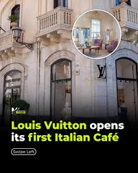 Louis Vuitton Opens First Italian Caf in Taormina, Sicily. The cafe  provides services such as breakfast, lunch, and aperitivo in an effort to  accommodate customers all day long.