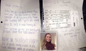 Maybe you would like to learn more about one of these? Woman S Hilarious Note Asking Her Noisy Neighbours To Pipe Down Daily Mail Online