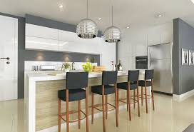 Aluminium kitchen cabinet design malaysia 2 source westernerinns.com. Dry Kitchen With Island Design