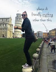 Creative Poses With The Leaning Tower Of Pisa Can We Please Stop Pretending To Hold It Up The Travel Medley Creative Poses Pisa Poses