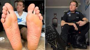Foot fetish: Dominator explains making a living from his enormous feet |  Metro News