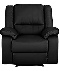 buy bruno leather effect manual recliner chair black at argos co uk your online shop for armchairs and chairs manual recliner chair recliner chair recliner