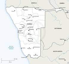 The illustration describes the only train line which connects luderitz and windhoed, the. Vector Map Of Namibia Political One Stop Map Map Vector Map Africa Map
