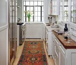 'we are often asked to create multiple dining zones with one kitchen. Small Galley Kitchens Small Apartment Ideas Studio Ideas Small Apartment Decorating Galley Kitchen Design Kitchen Design Small White Kitchen Traditional