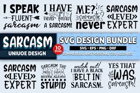 Download Sarcasm Bundle Graphic By Subornastudio Creative Fabrica PSD Mockup Templates
